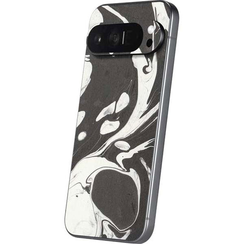 Marbleized Black Pixel 9 Pro XL Skin